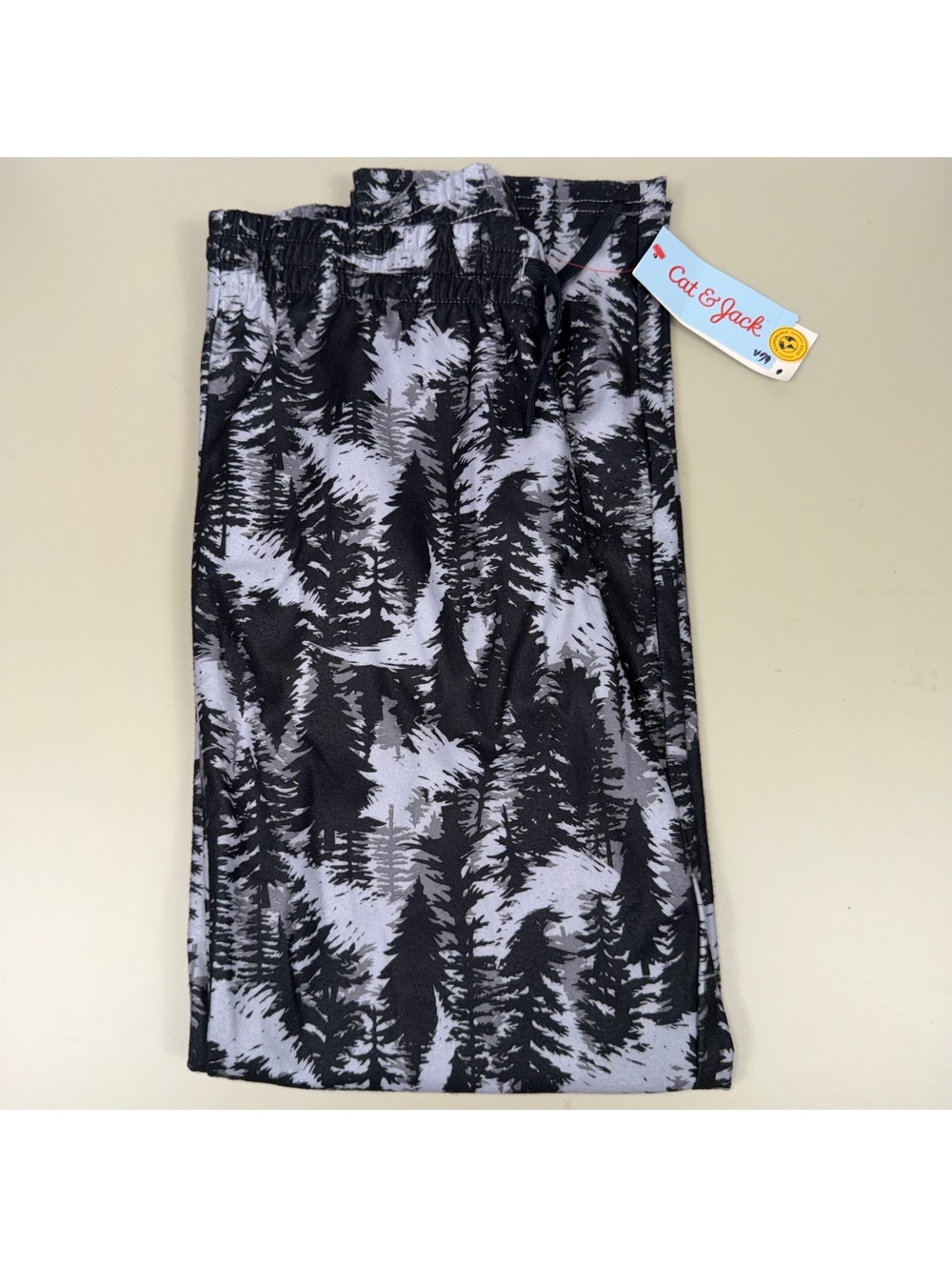 Cat & Jack Boys XL 14 Forest Print Pajama Pants NWT
